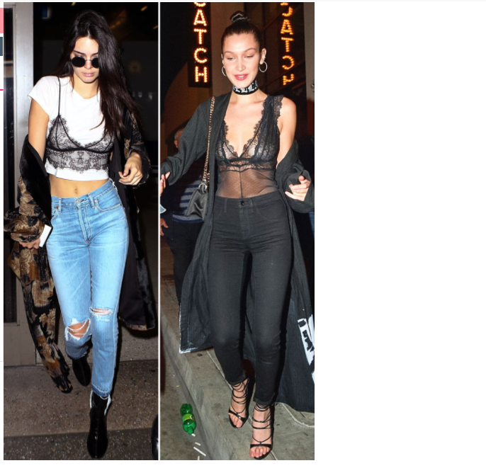 The Rylie Tee on Kendall Jenner in Us Weekly's Who Wore It Best