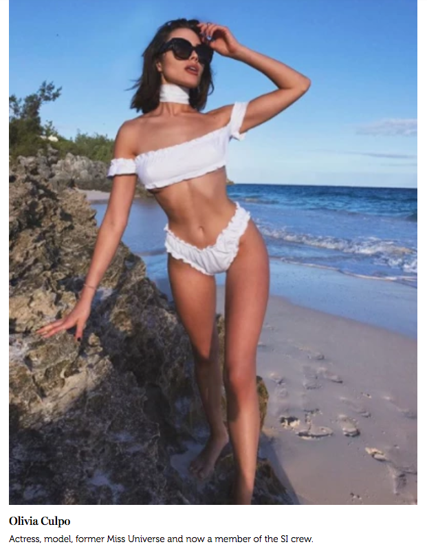 Olivia Culpo for Us Weekly in the Tuille Swim Set