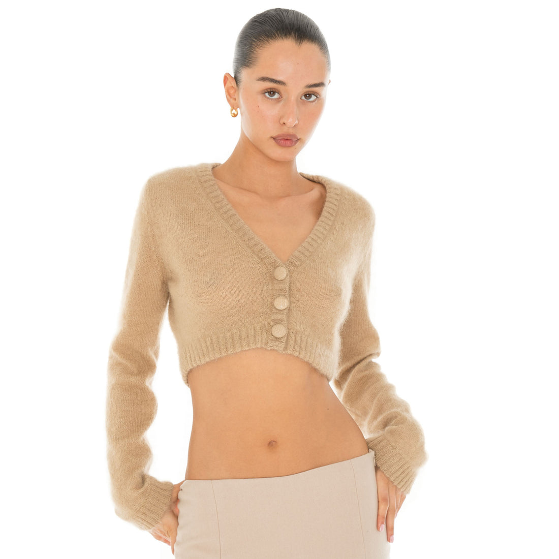 Are You Am I - Cosette Cardigan **caramel