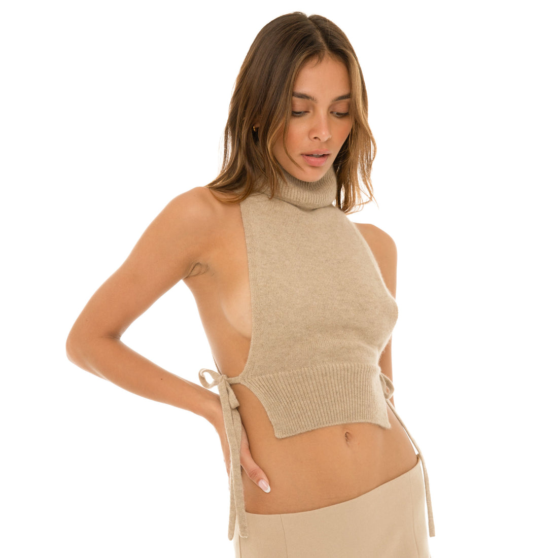 Are You Am I - Xanne Top **oatmeal