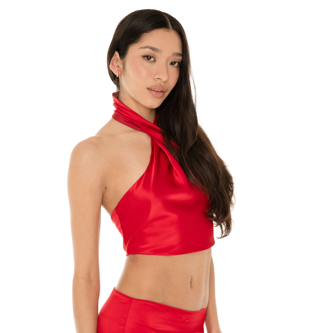 Are You Am I - Ilta Top **cherry-red