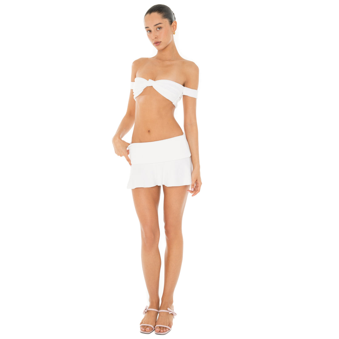 Are You Am I - Koki Skirt **white