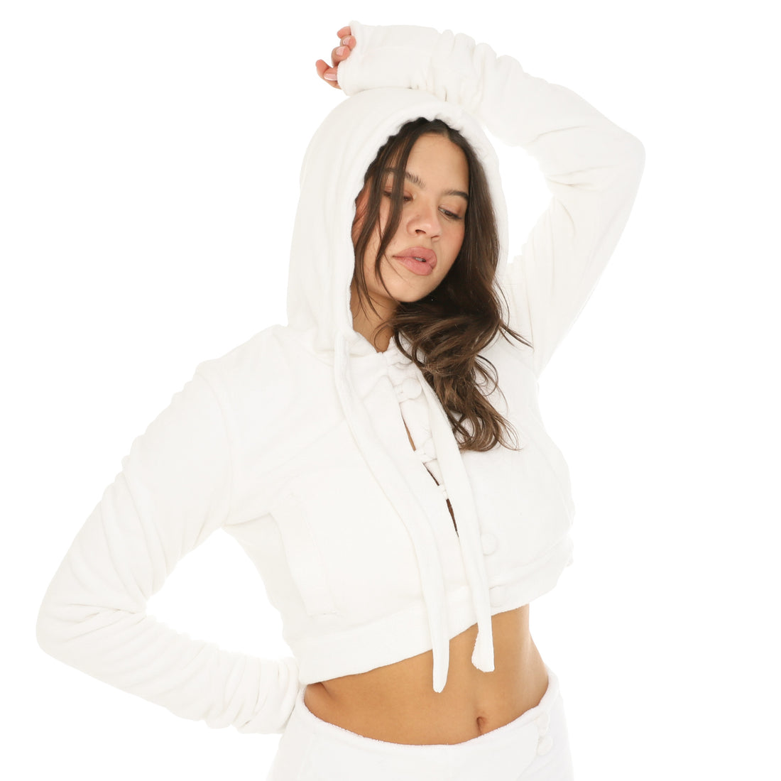 Are You Am I - Luya Hoodie **white
