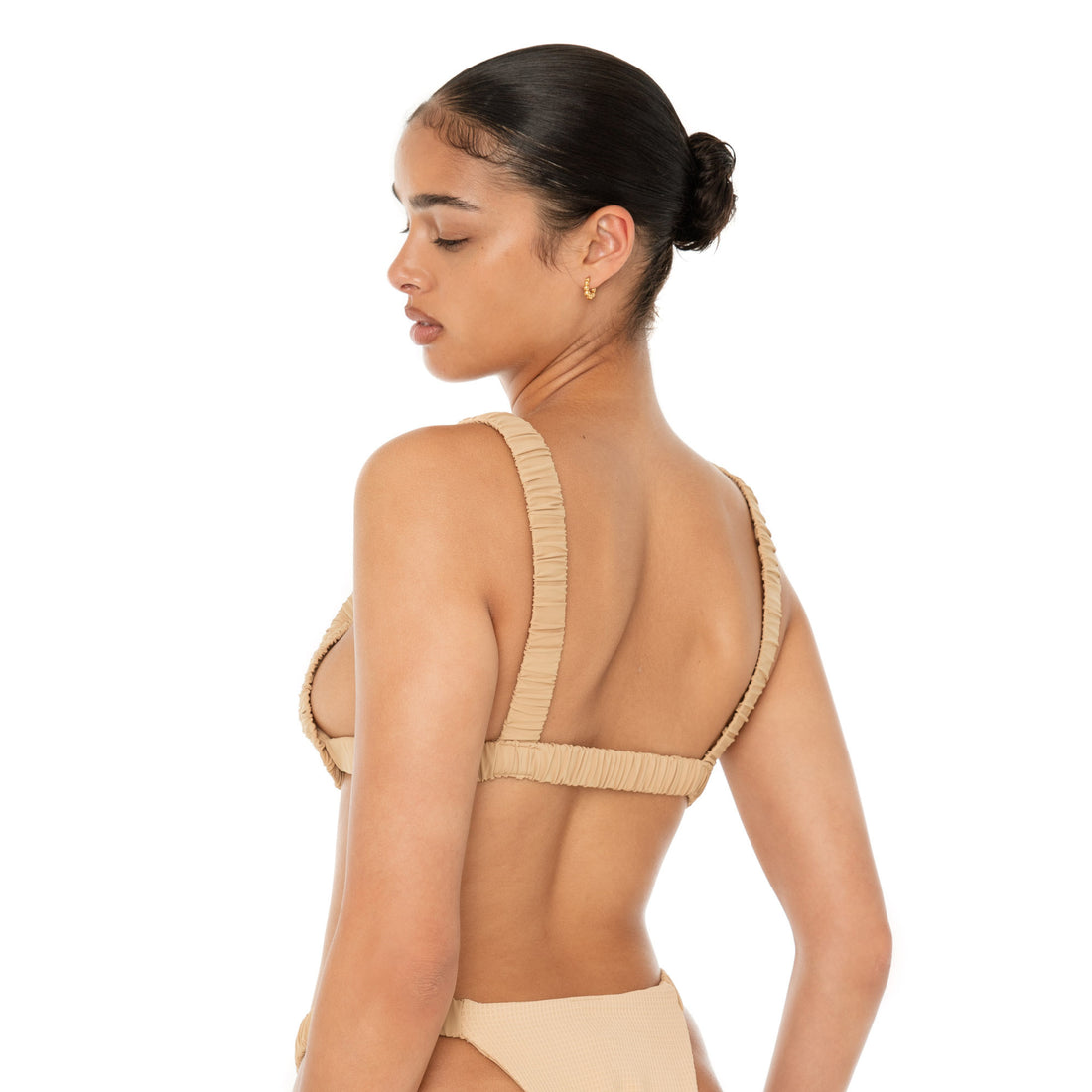 Are You Am I - Nailah SWIM Top **latte