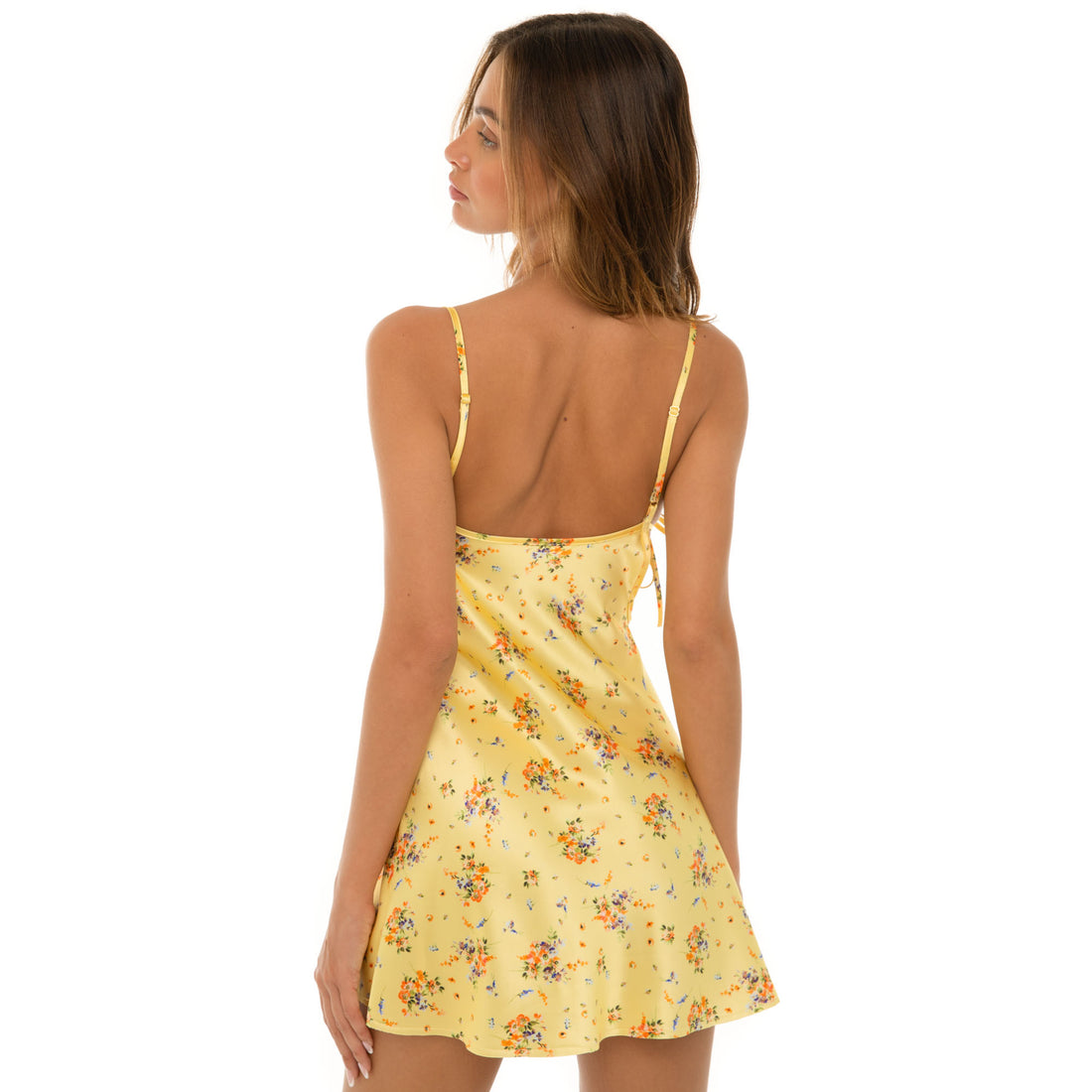 Are You Am I - Seraph Floral Dress **lemon