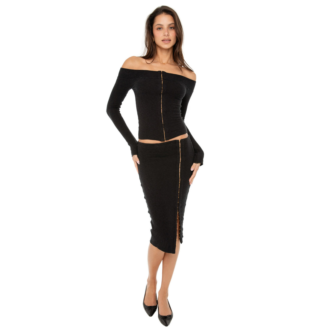 Are You Am I - Nikisa Skirt **black