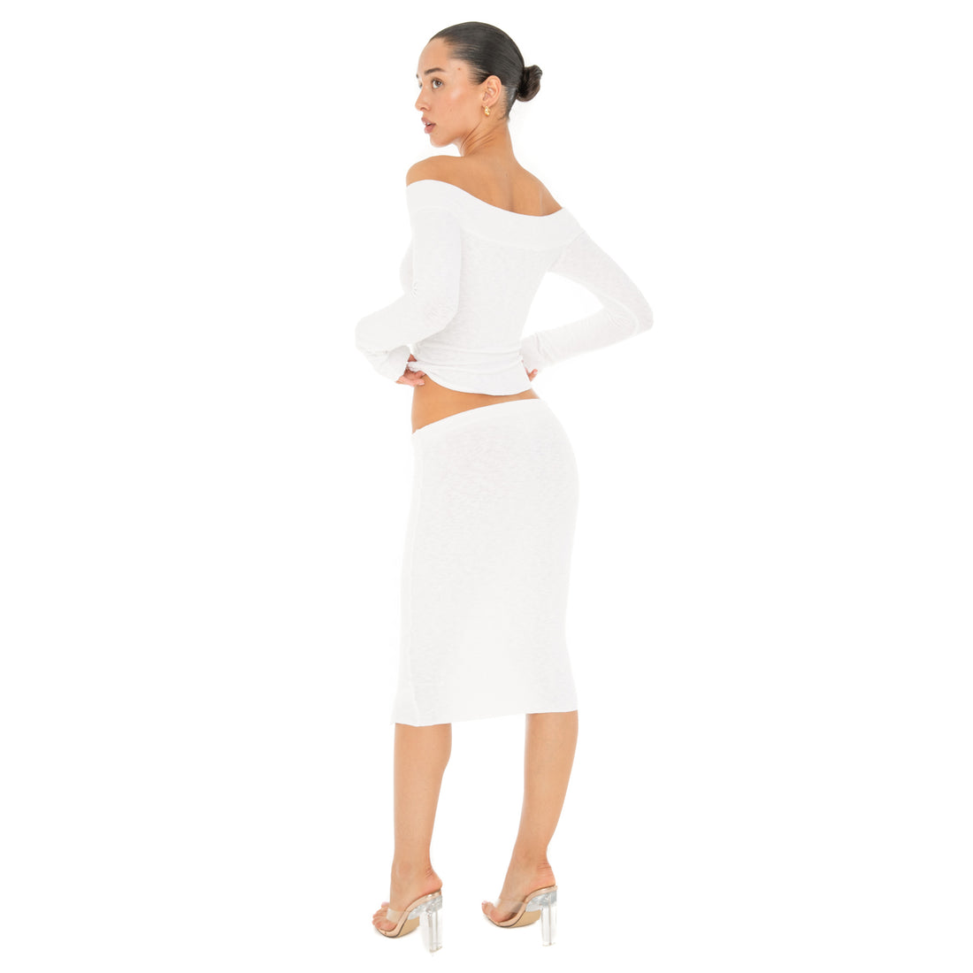 Are You Am I - Nikisa Skirt **white