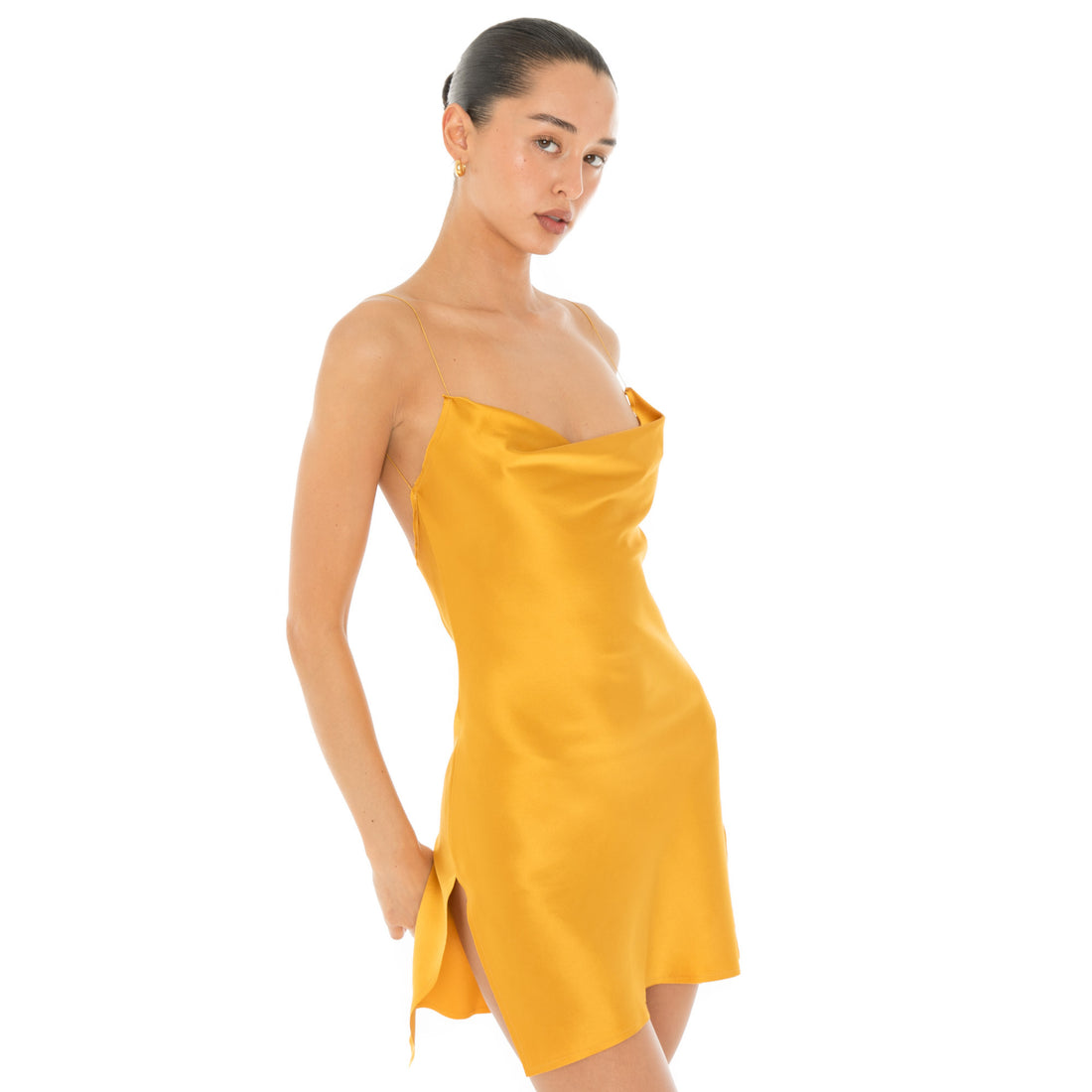 Are You Am I - Nique Mini Dress **honey