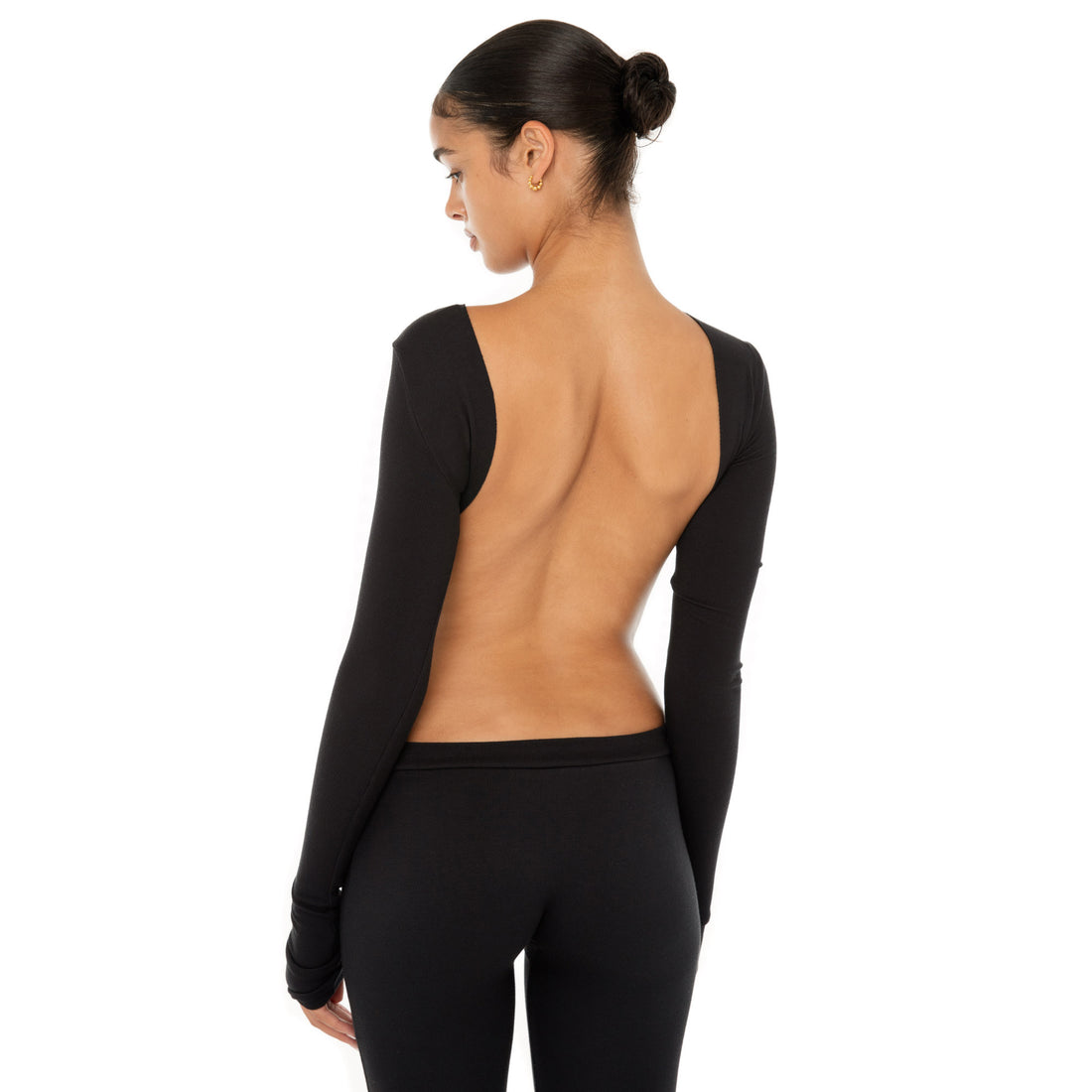 Are You Am I - Quinn Top **black