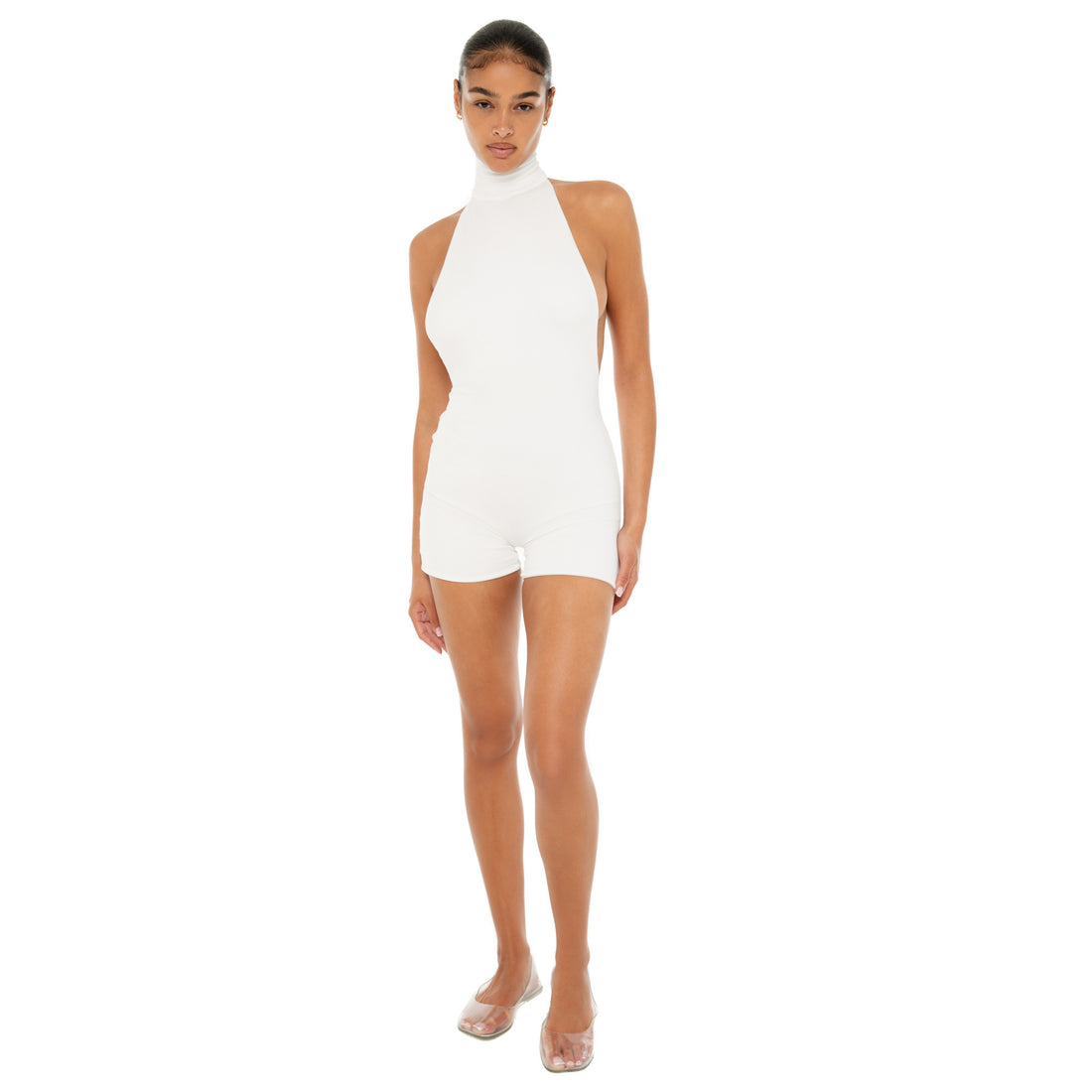 Are You Am I - Raili Romper **white