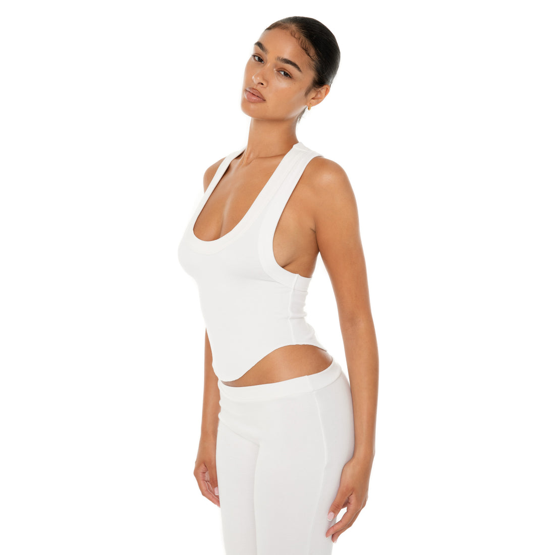 Are You Am I - Suki Tank **white