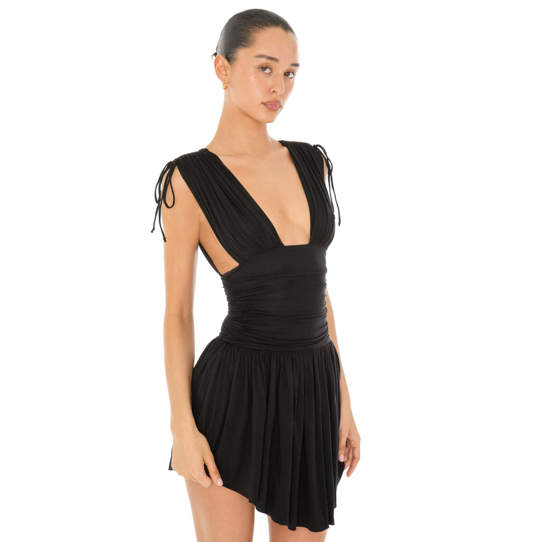 Are You Am I - Taela Dress **black