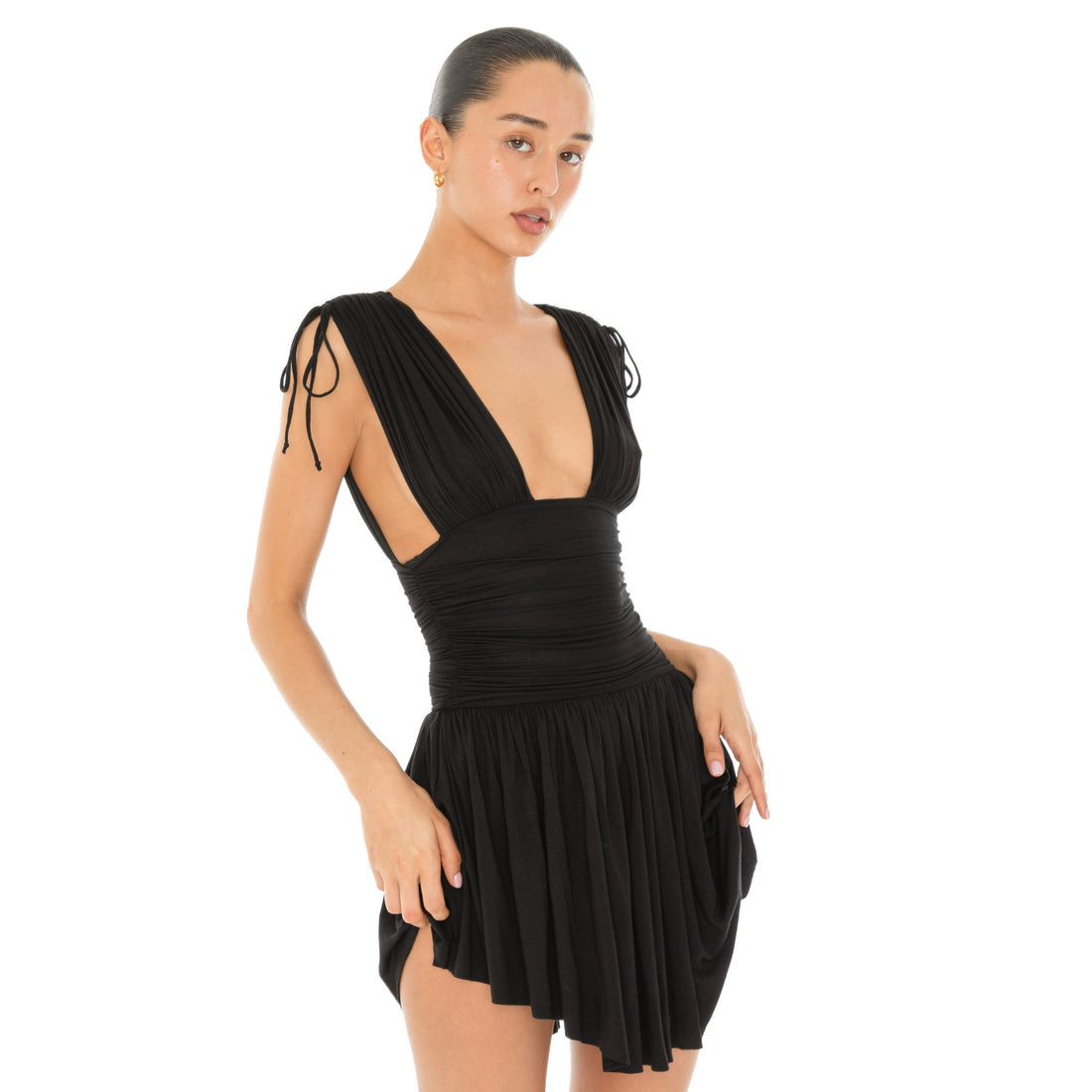 Are You Am I - Taela Dress **black