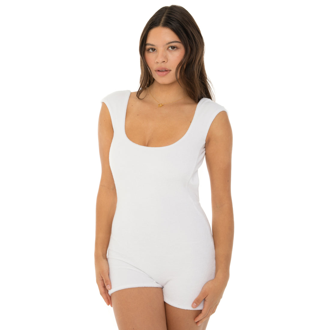 Are You Am I - Tati Romper **white