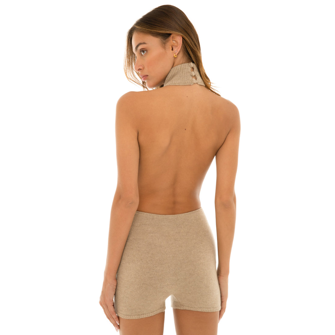 Are You Am I - Xanne Romper **oatmeal