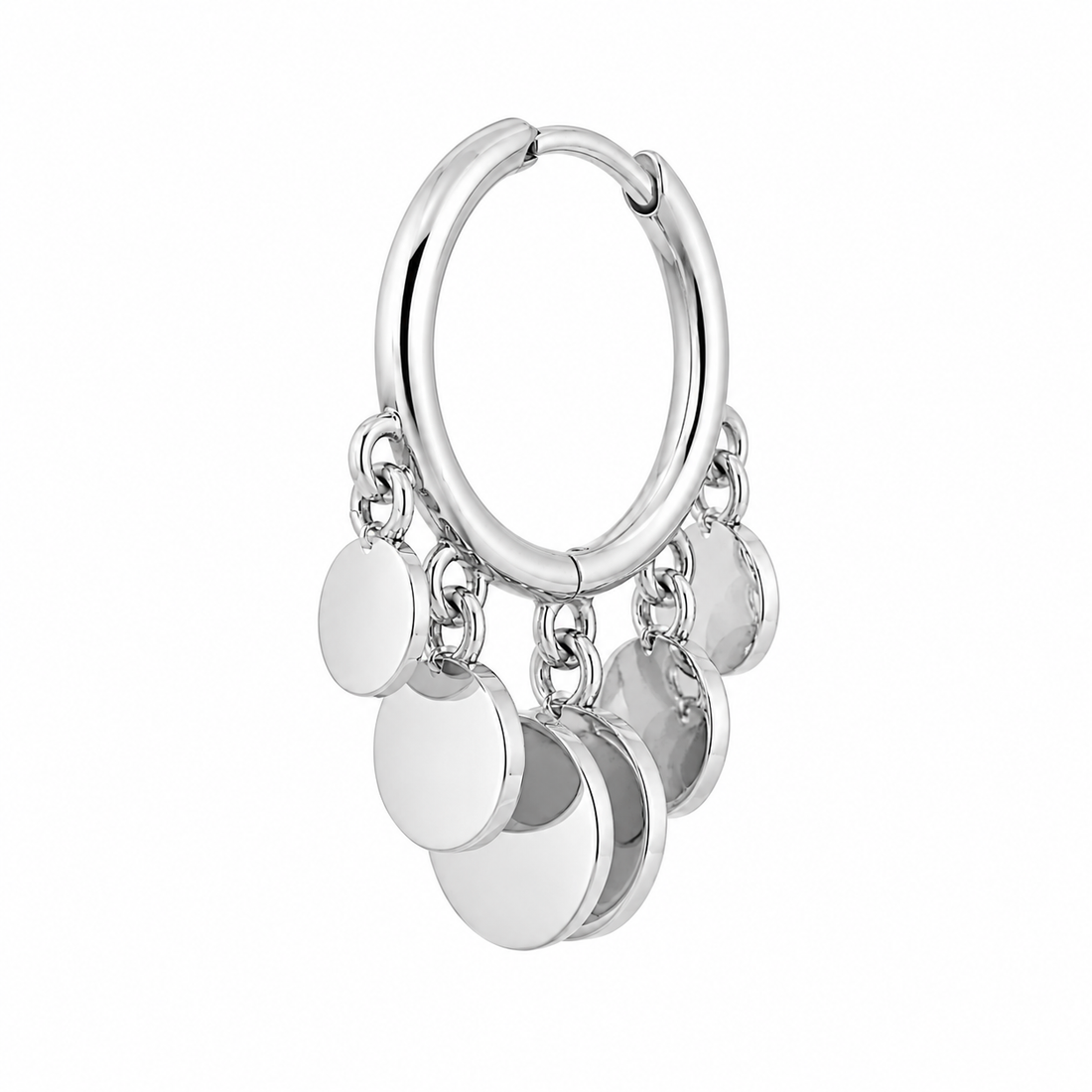 cyren hoop silver