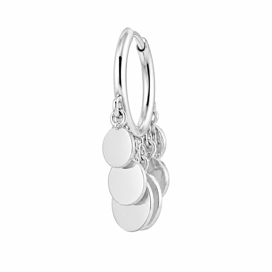cyren hoop silver