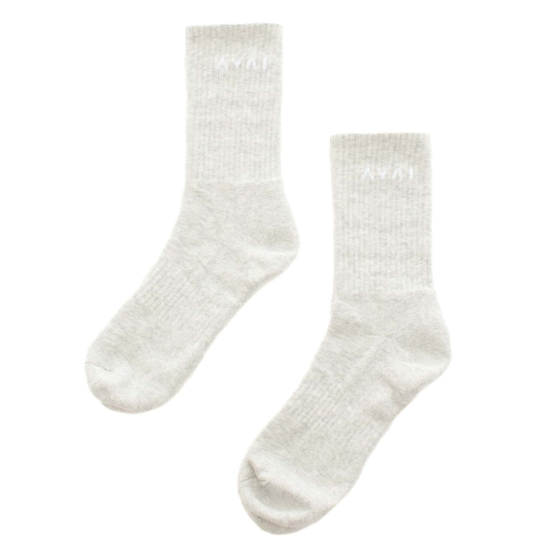Are You Am I - socks**heather grey