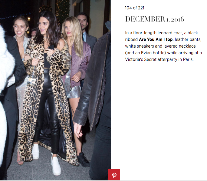 Kendall Jenner in the Minka Top on Harper's Bazaar Style Evolution