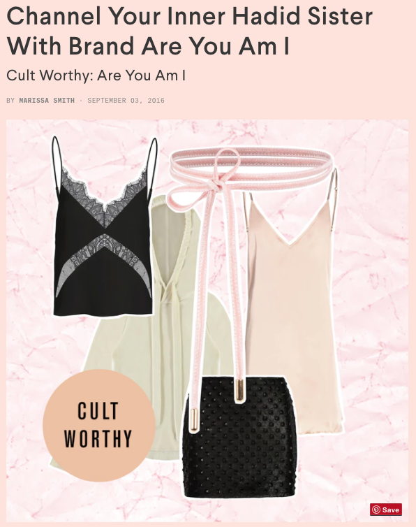 Cult Worthy Brand Feature in Nylon
