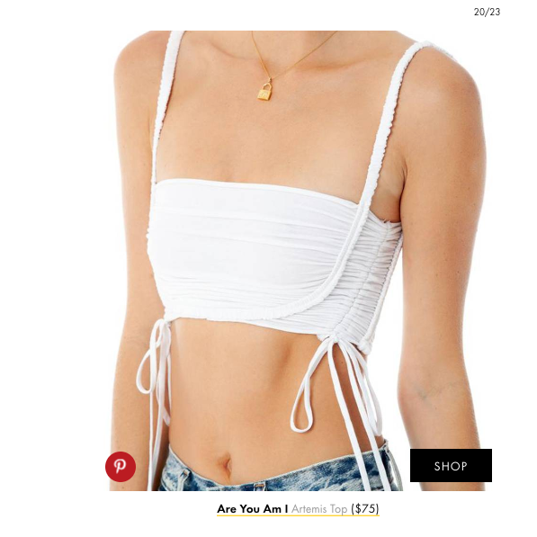 Artemis top in Who What Wear