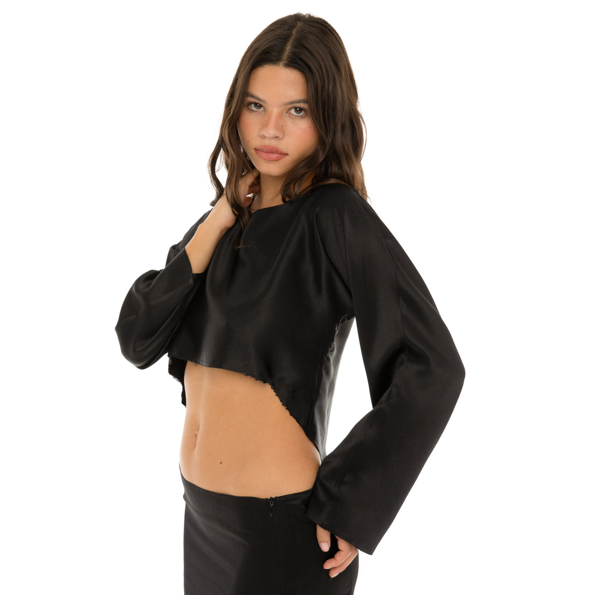 Are You Am I - Delphine Top **black