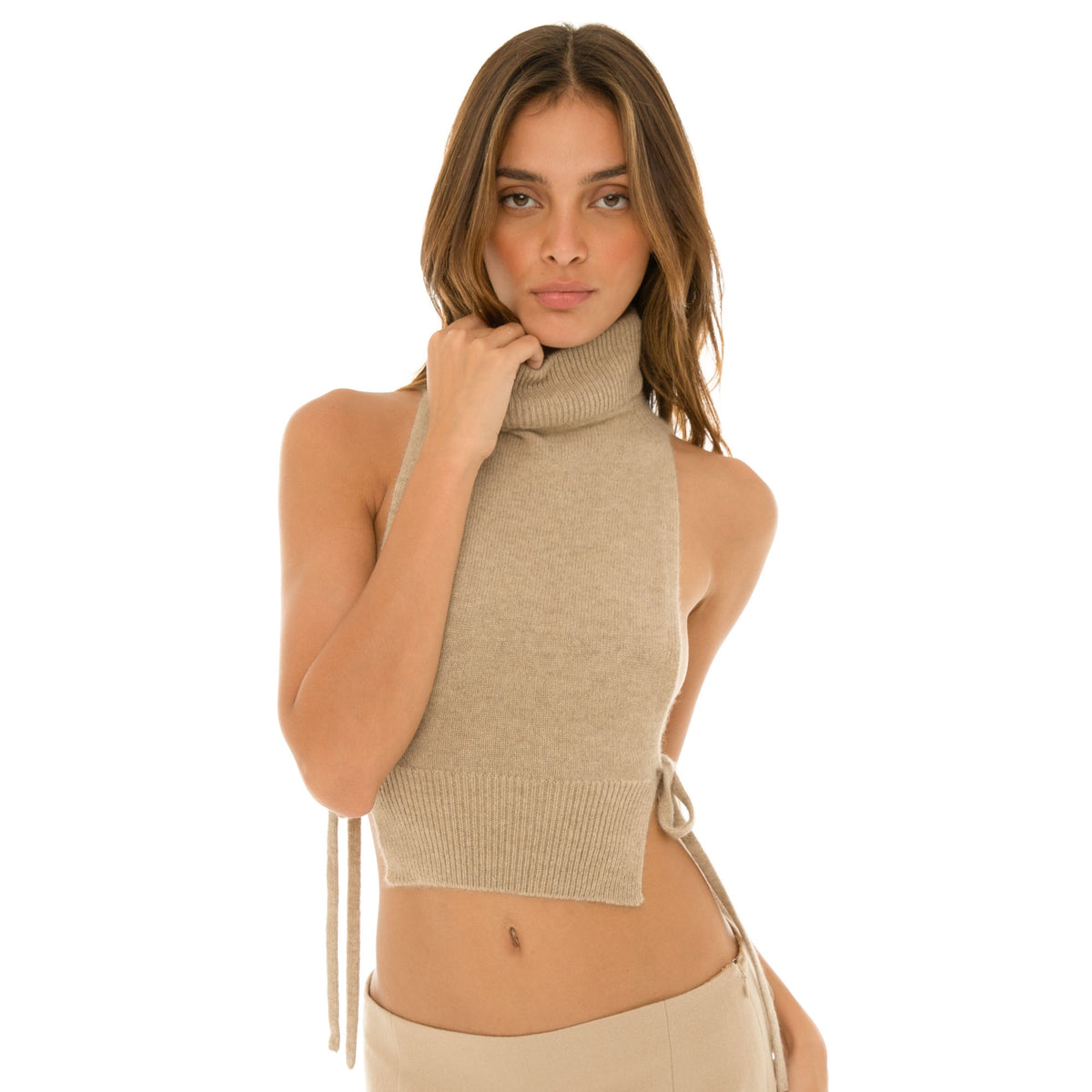 Are You Am I - Xanne Top **oatmeal