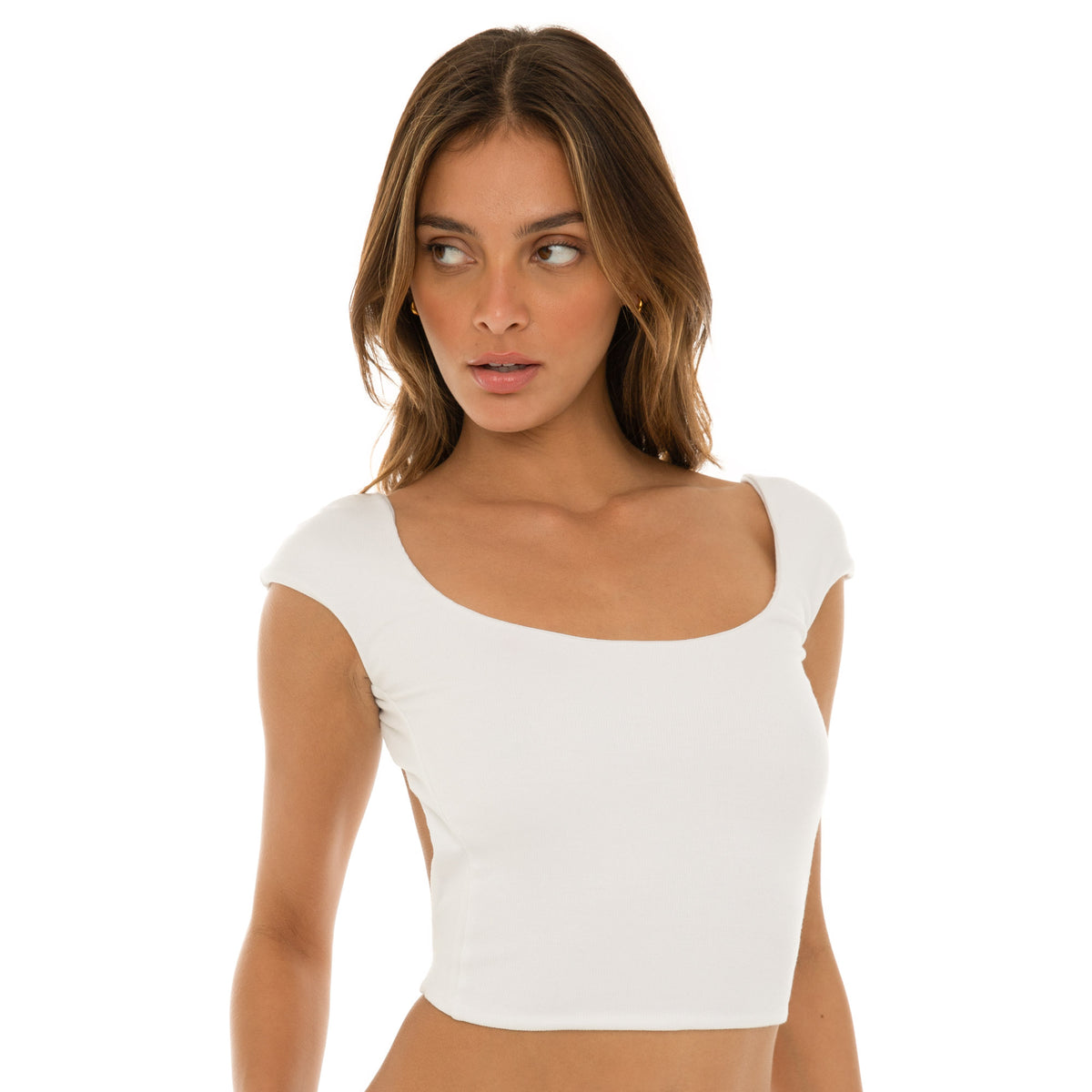 Are You Am I - Juna Top **white