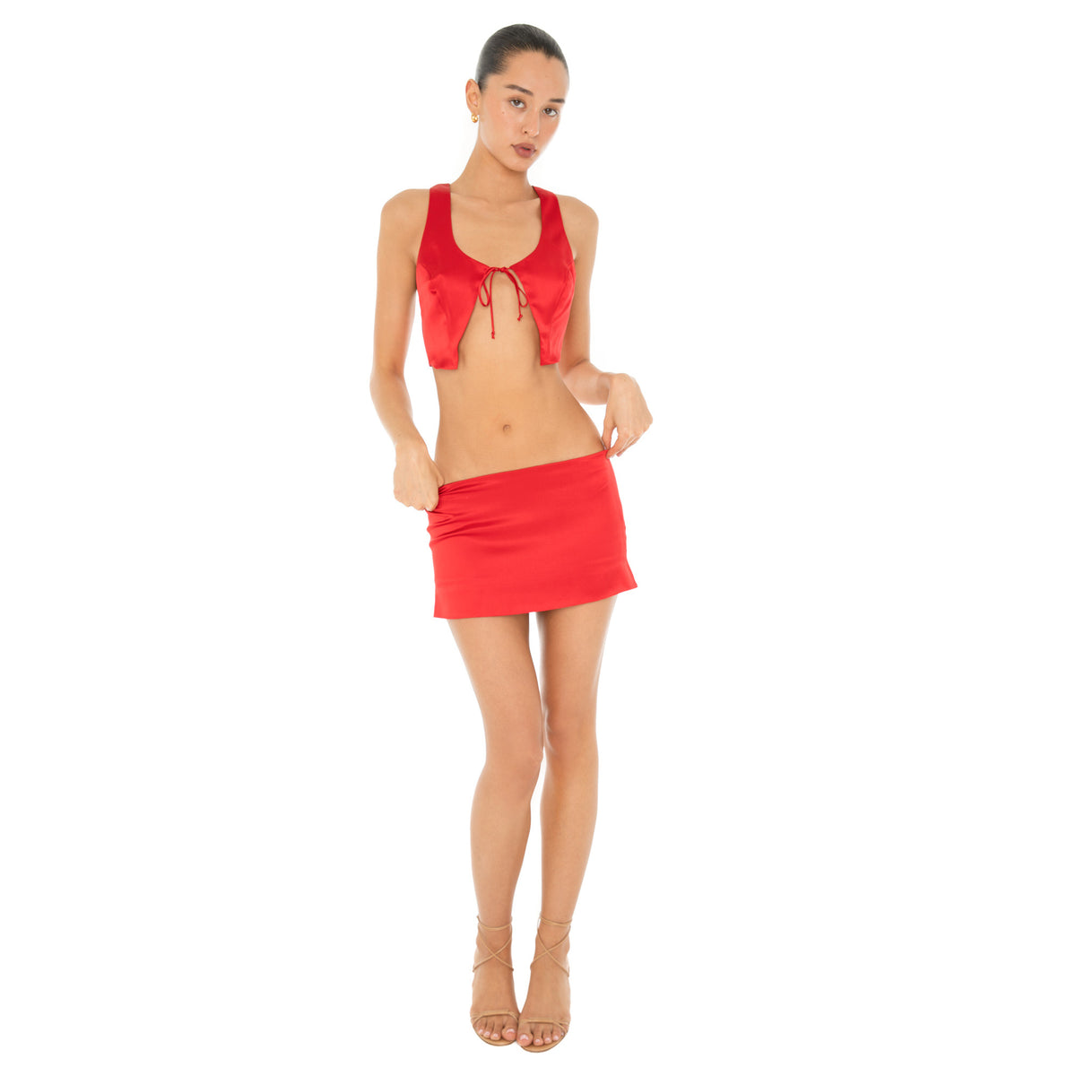 Are You Am I - Kih Vest **cherry-red