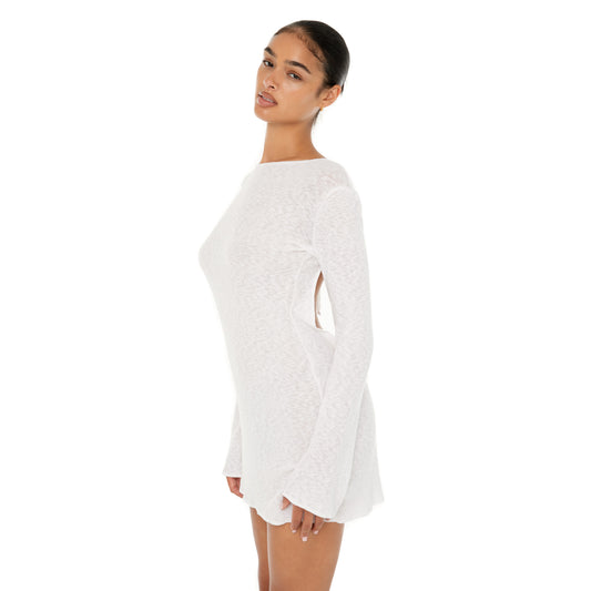 Are You Am I - Kikka Dress **white