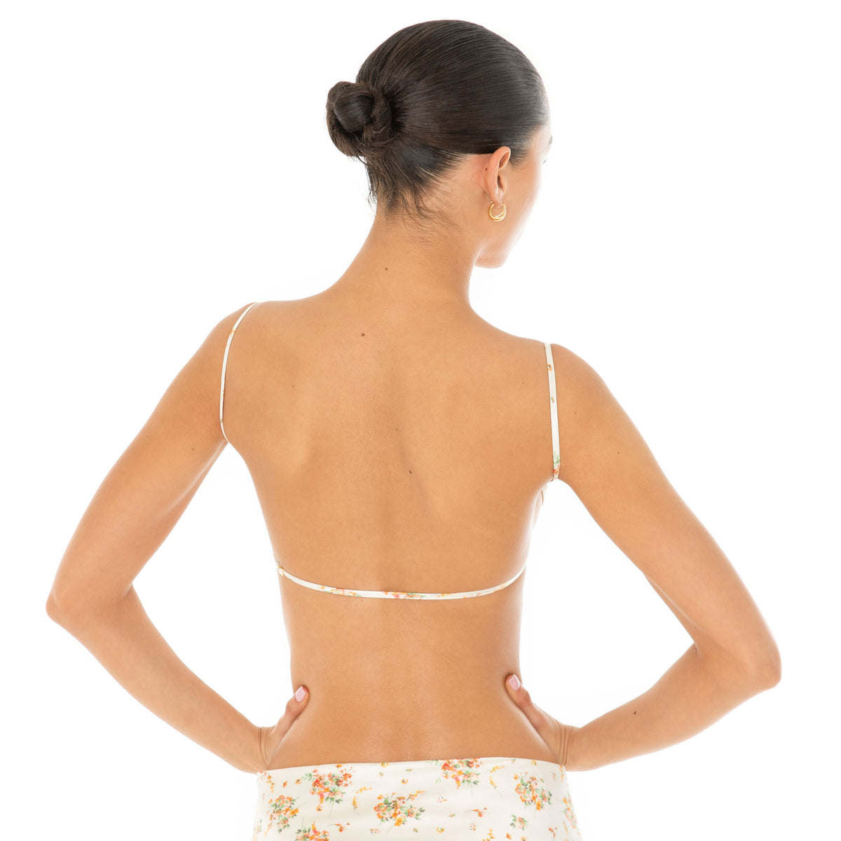Are You Am I - Missi Floral Bra **ivory