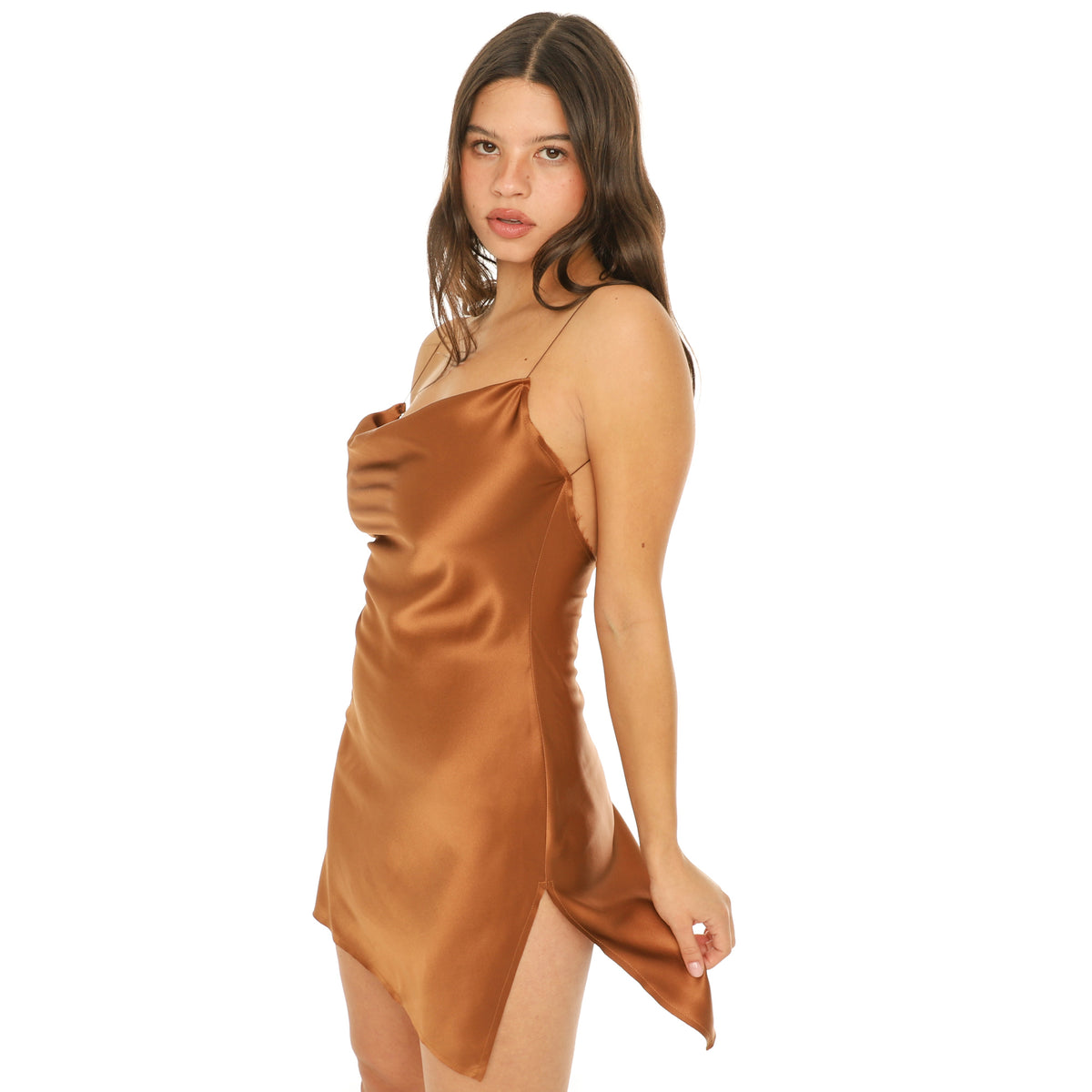 Are You Am I - Nique Mini Dress **copper