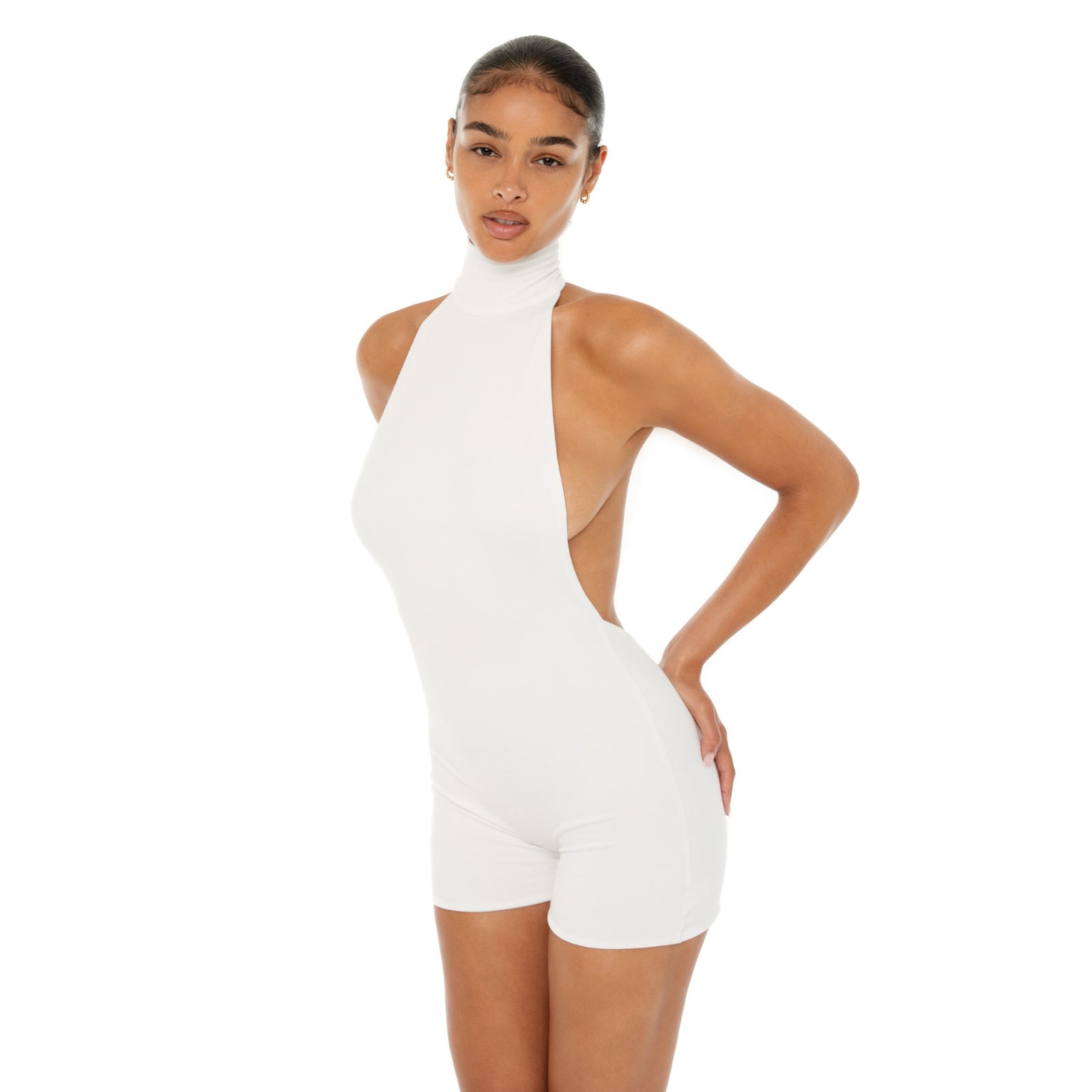 Are You Am I - Raili Romper **white