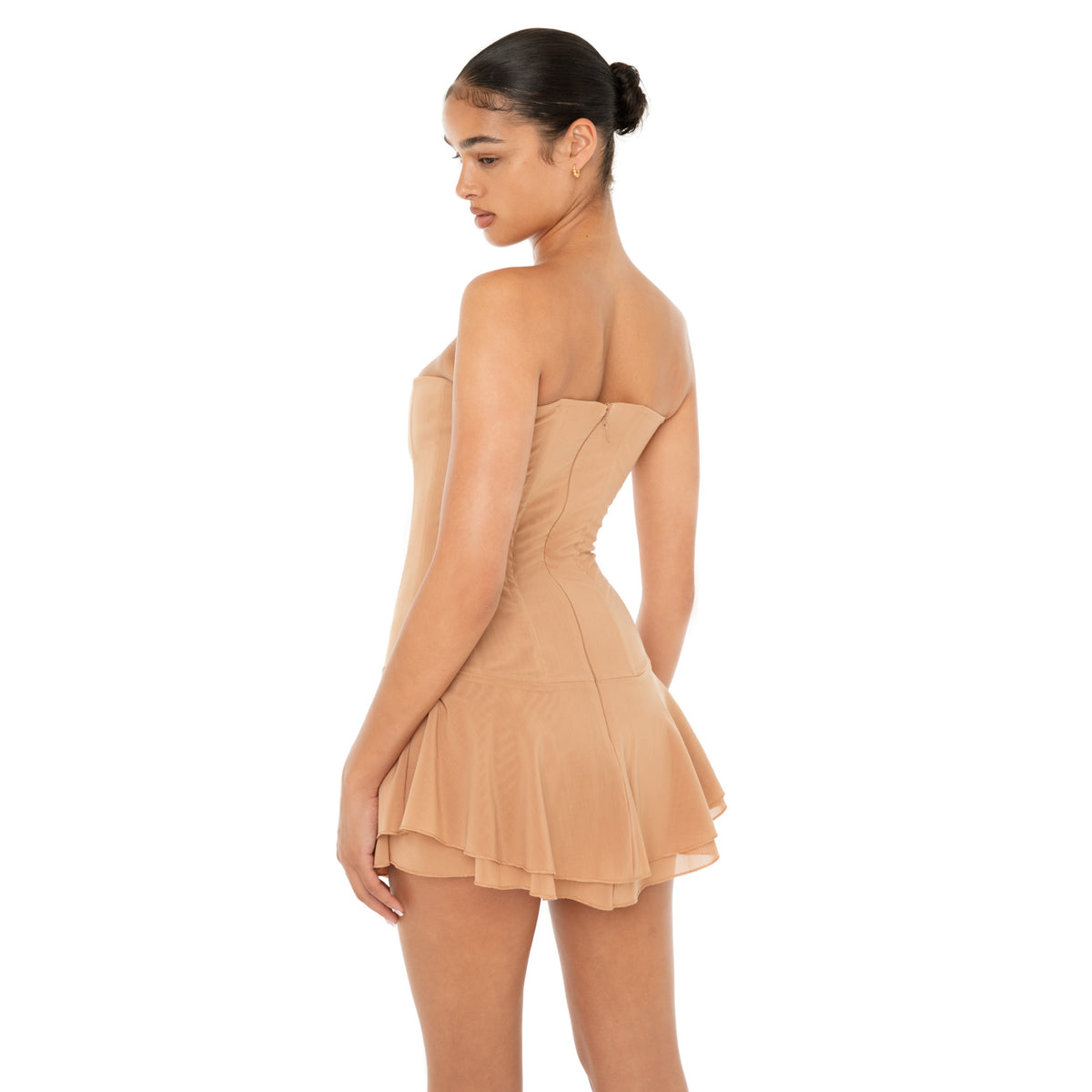 Are You Am I - Sunniva Dress **nude