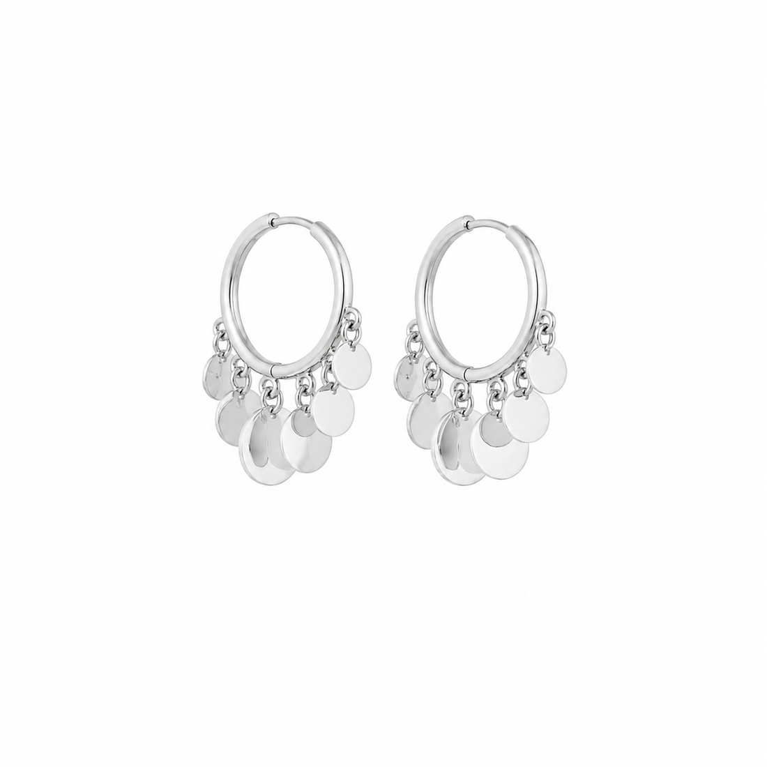 cyren hoop silver