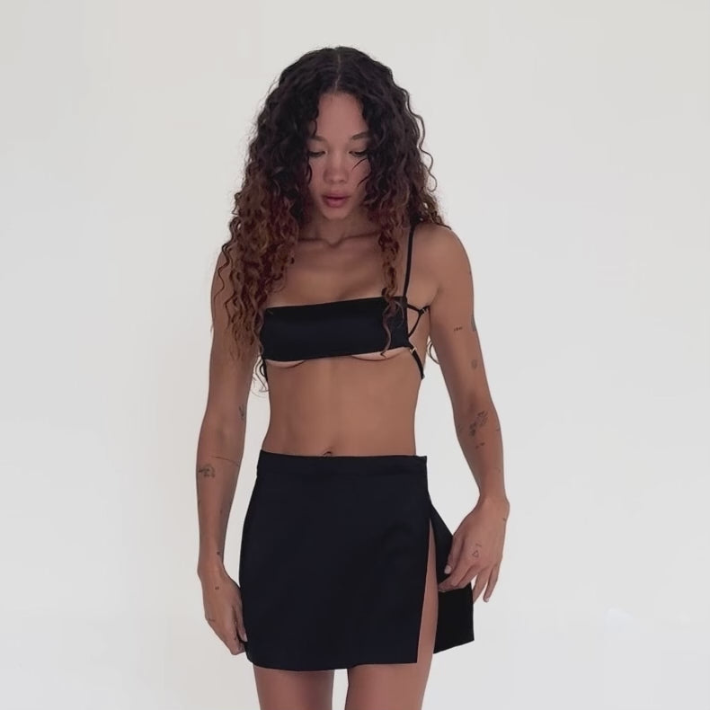 Are You Am I - Natane Skirt **black