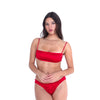 Are You Am I - Nai Silk Hotpant **cherry-red