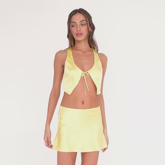 Are You Am I - Itsi Skirt **lemon