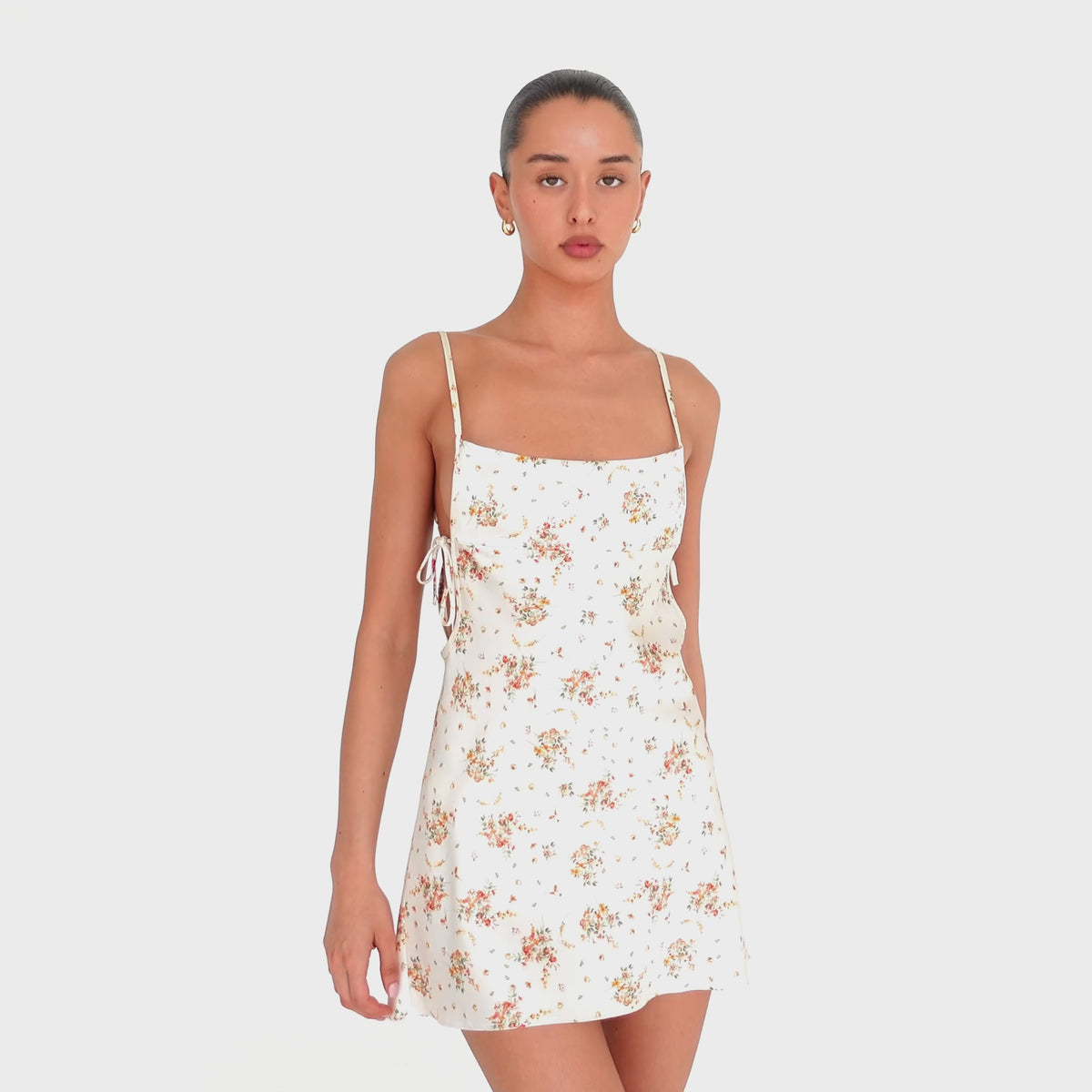 Are You Am I - Seraph Floral Dress **ivory