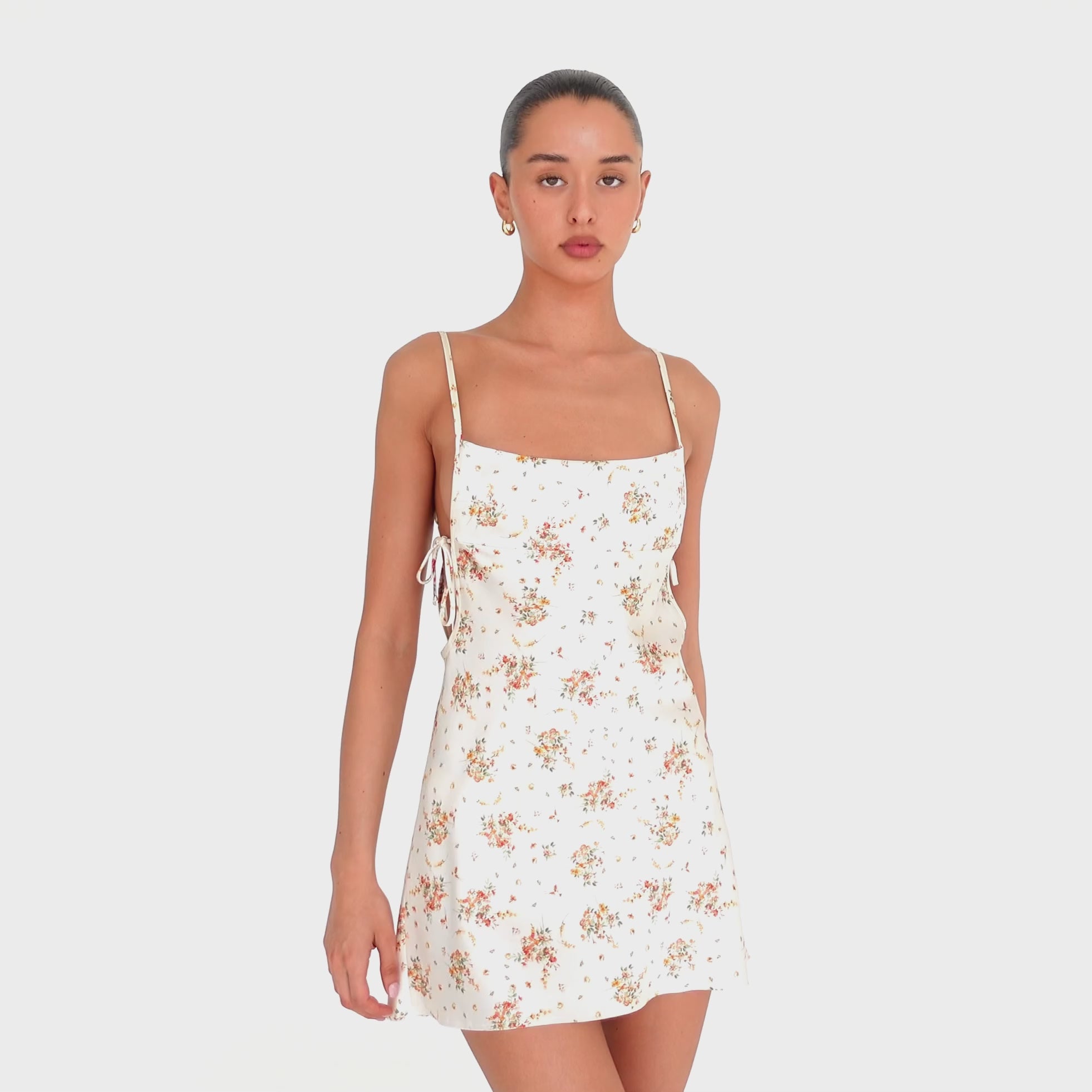Are You Am I - Seraph Floral Dress **ivory