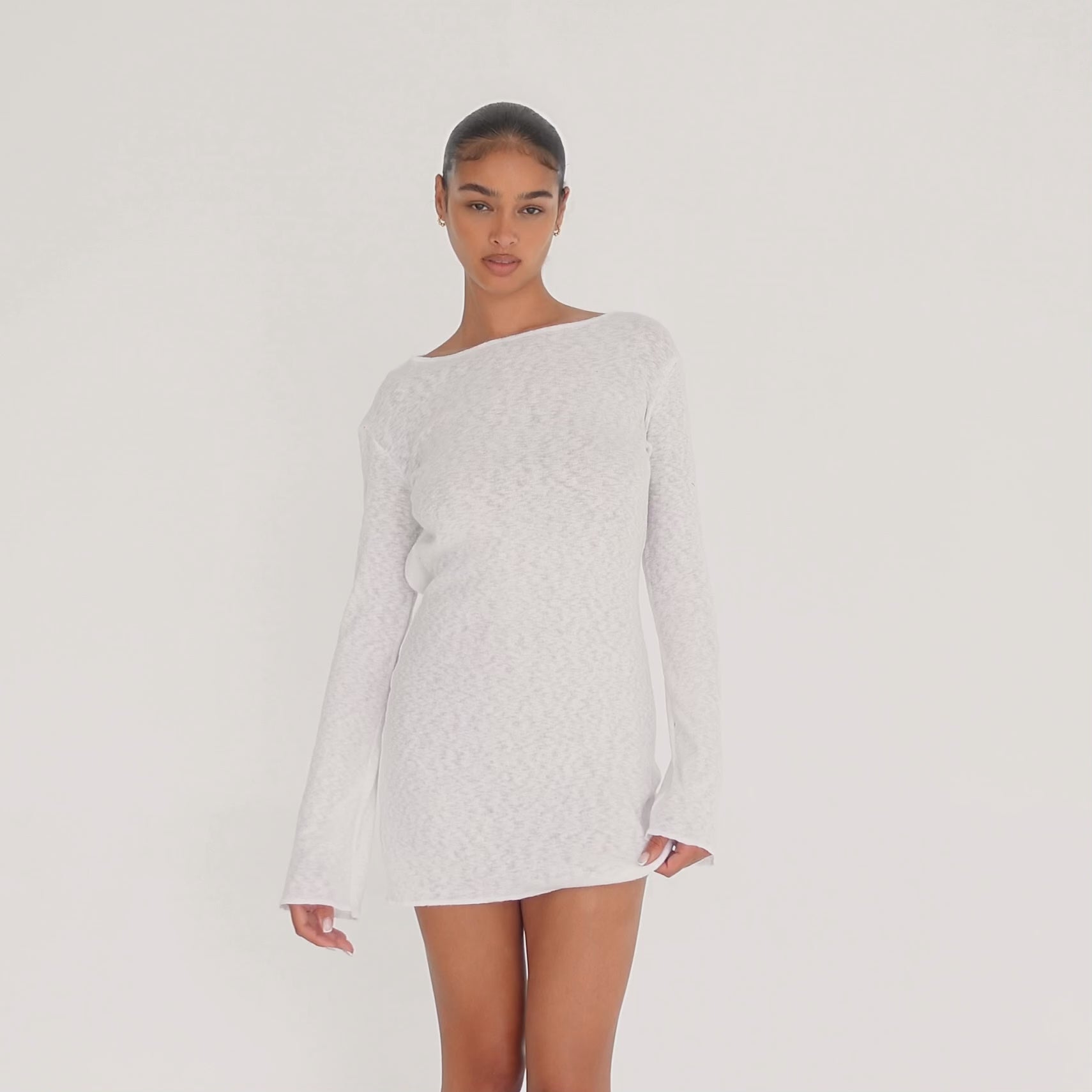 Are You Am I - Kikka Dress **white