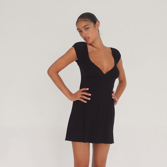 Are You Am I - Inka Dress **black
