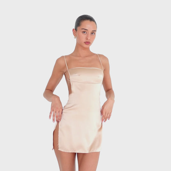 Are You Am I - Missi Dress **fawn