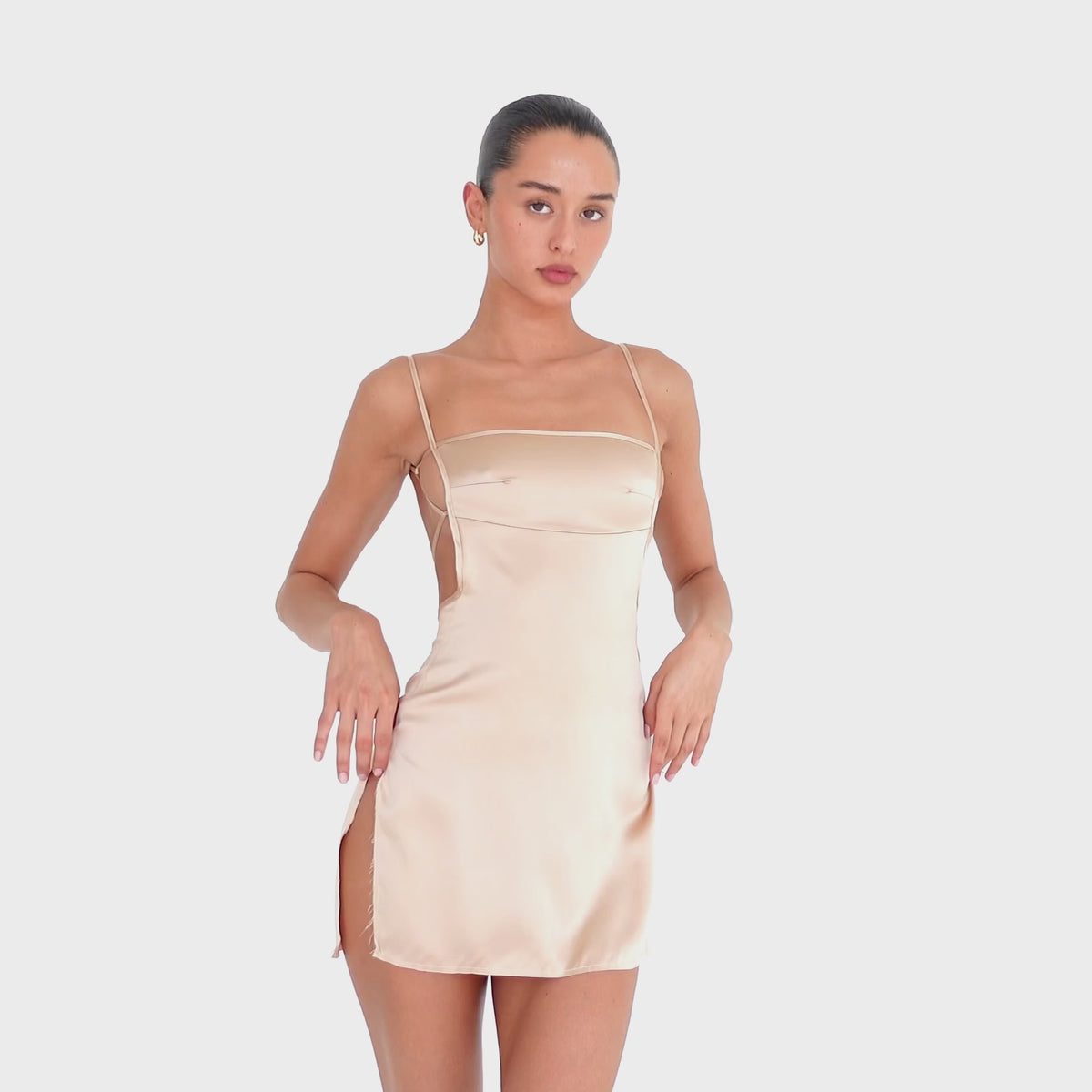 Are You Am I - Missi Dress **fawn
