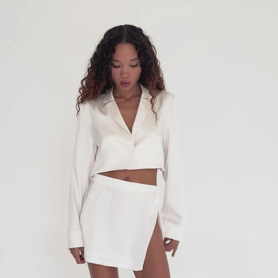 Are You Am I - Natane Skirt **white