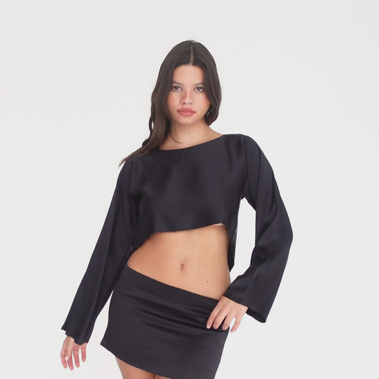 Are You Am I - Delphine Top **black