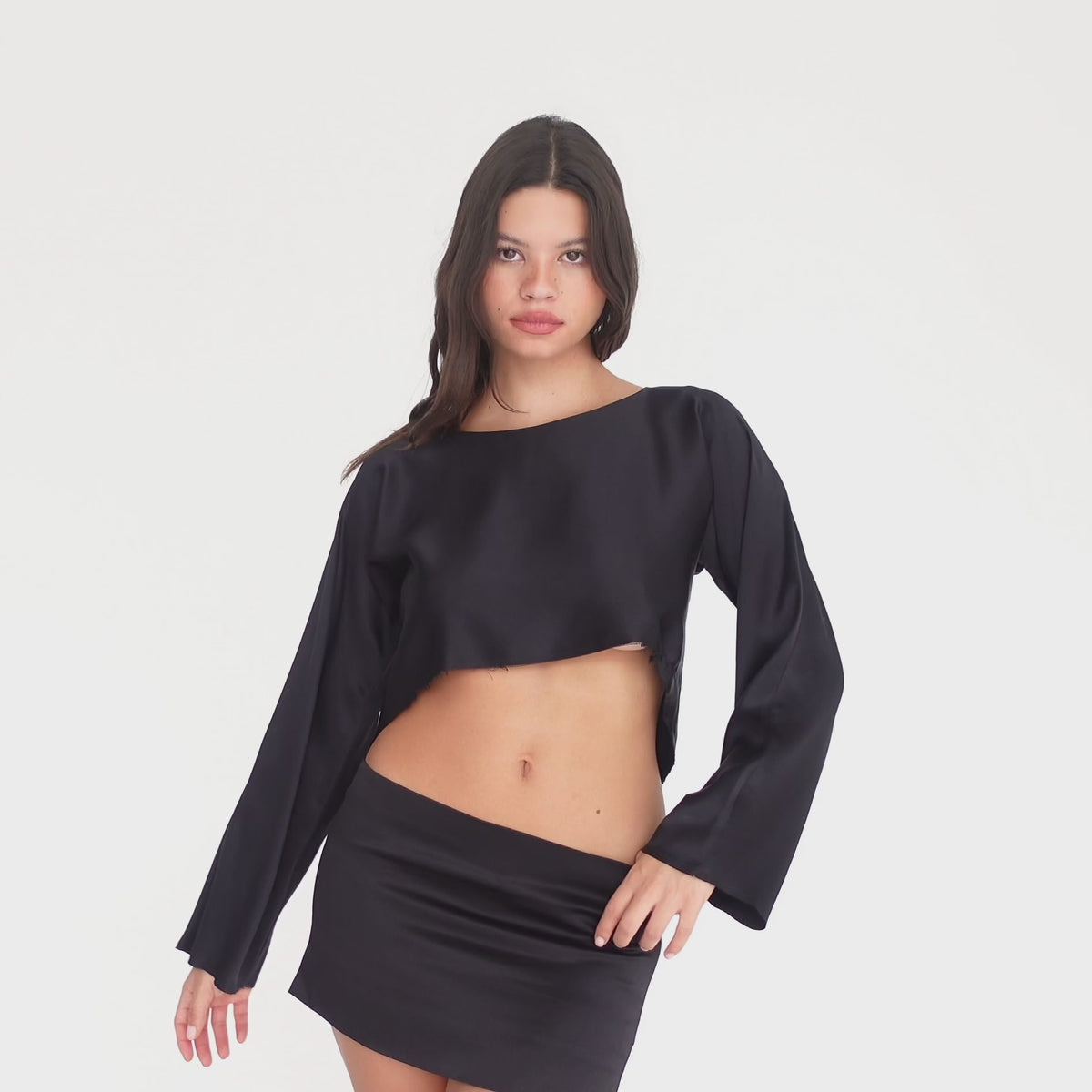 Are You Am I - Delphine Top **black