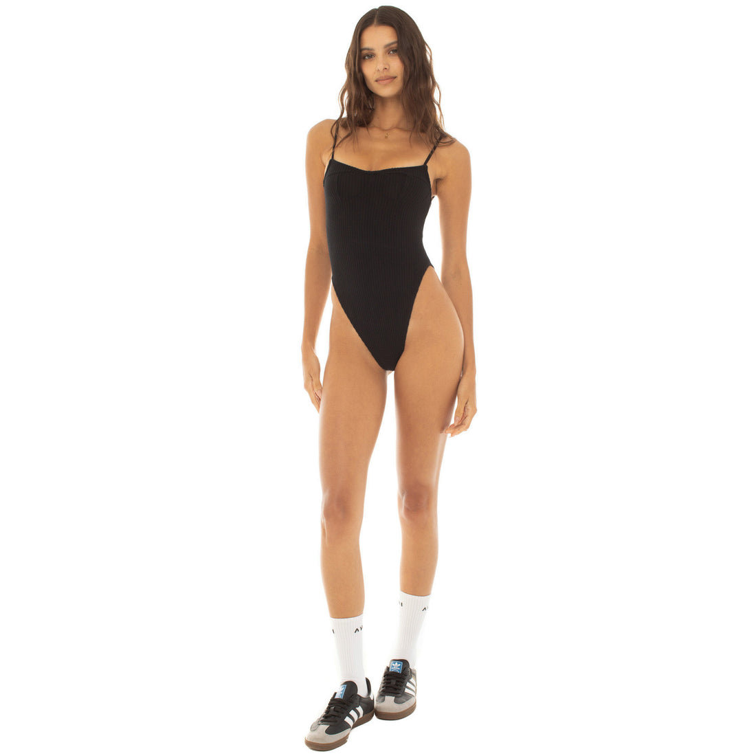 Are You Am I - Kaat Bodysuit **black