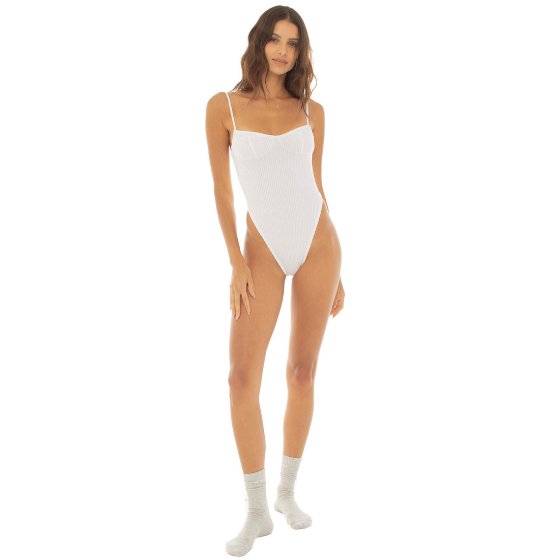 Are You Am I - Kaat Bodysuit **white