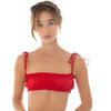 Are You Am I - Nai Silk Bandeau **cherry-red